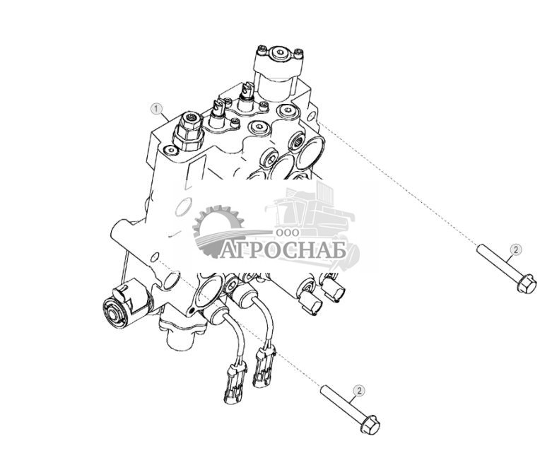 Распределитель погрузчика (только ручное управление) - ST2538 205.jpg